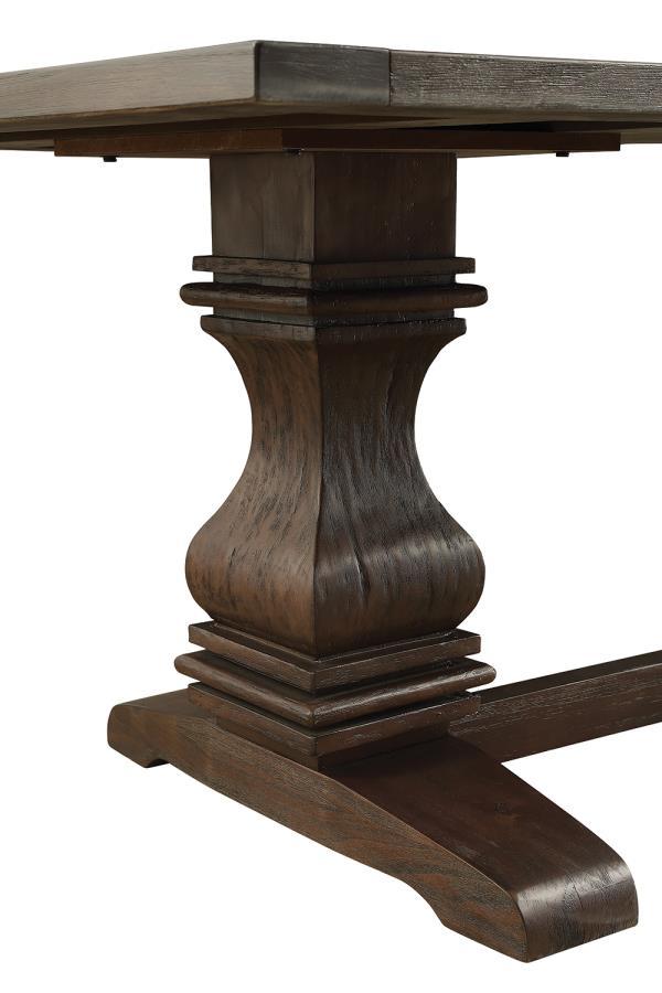 Coaster Fine Furniture Parkins - Rectangular Dining Table - Rustic Espresso | Meri Furniture