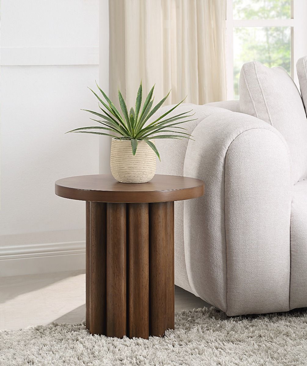 ACME Sanat - End Table - Brown Finish | Meri Furniture