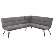 Coaster Fine Furniture Dodson - Fabric Upholstered L-Shaped Nook Dining Bench | Meri Furniture