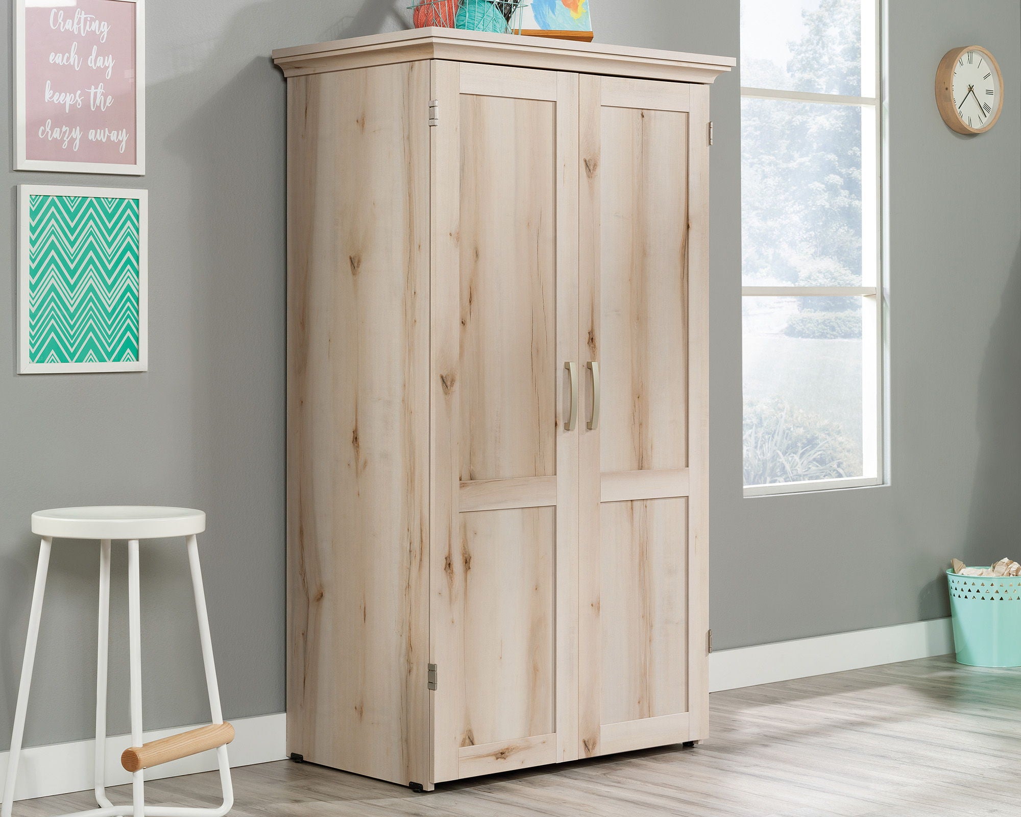 Craft & Sewing Armoire in Pacific Maple