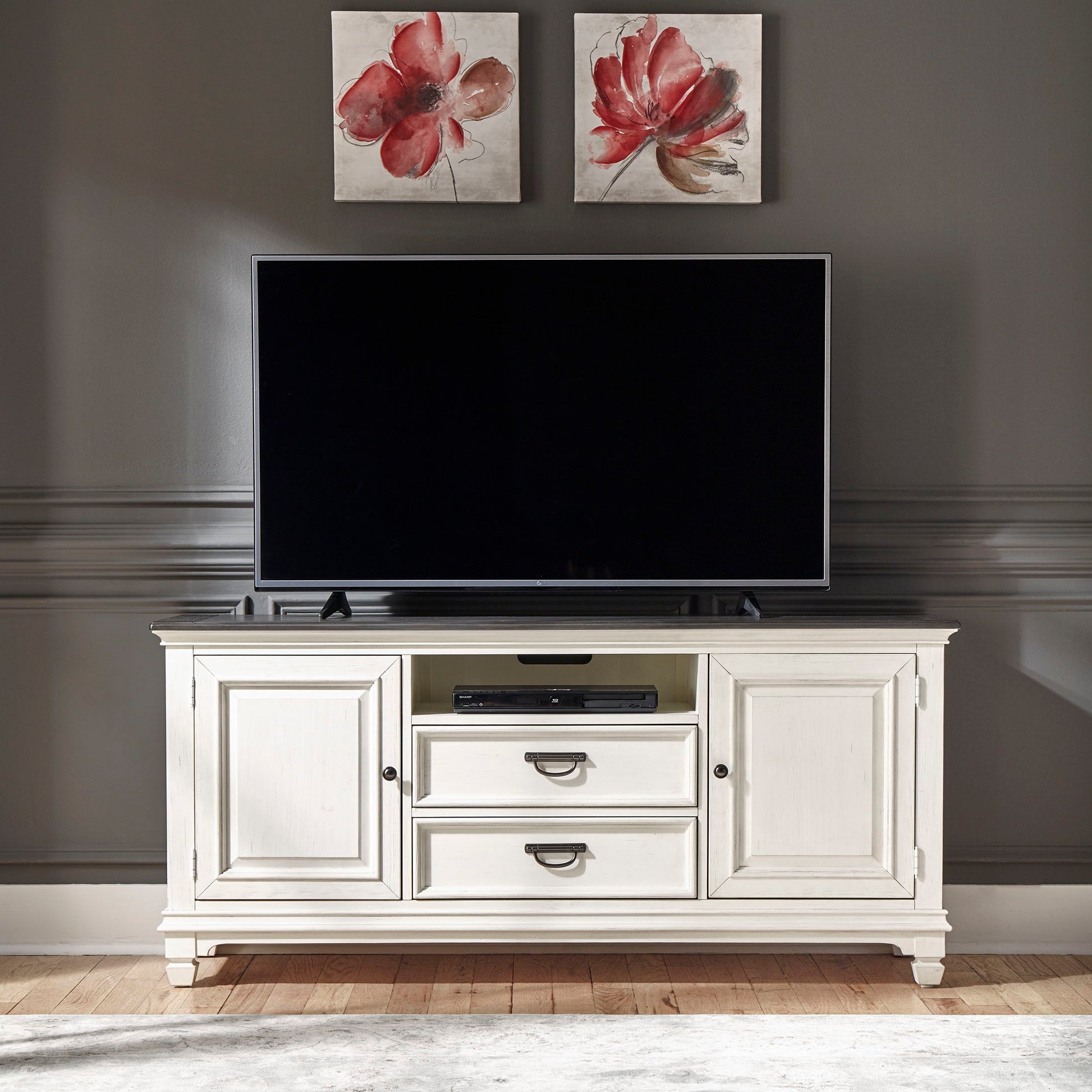 Liberty Furniture Allyson Park - TV Console | Meri Furniture