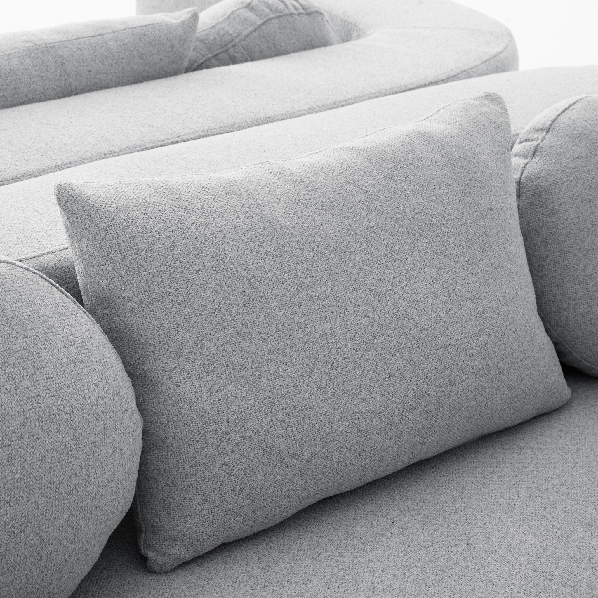 Boneless - Couch Modular Sectional Sofa With Deep Seating And Curved Design