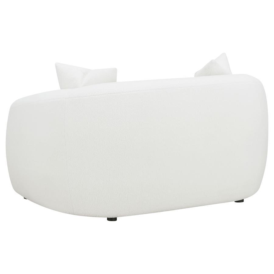 Coaster Fine Furniture Isabella - Faux Sheepskin Upholstered Sofa Set | Meri Furniture