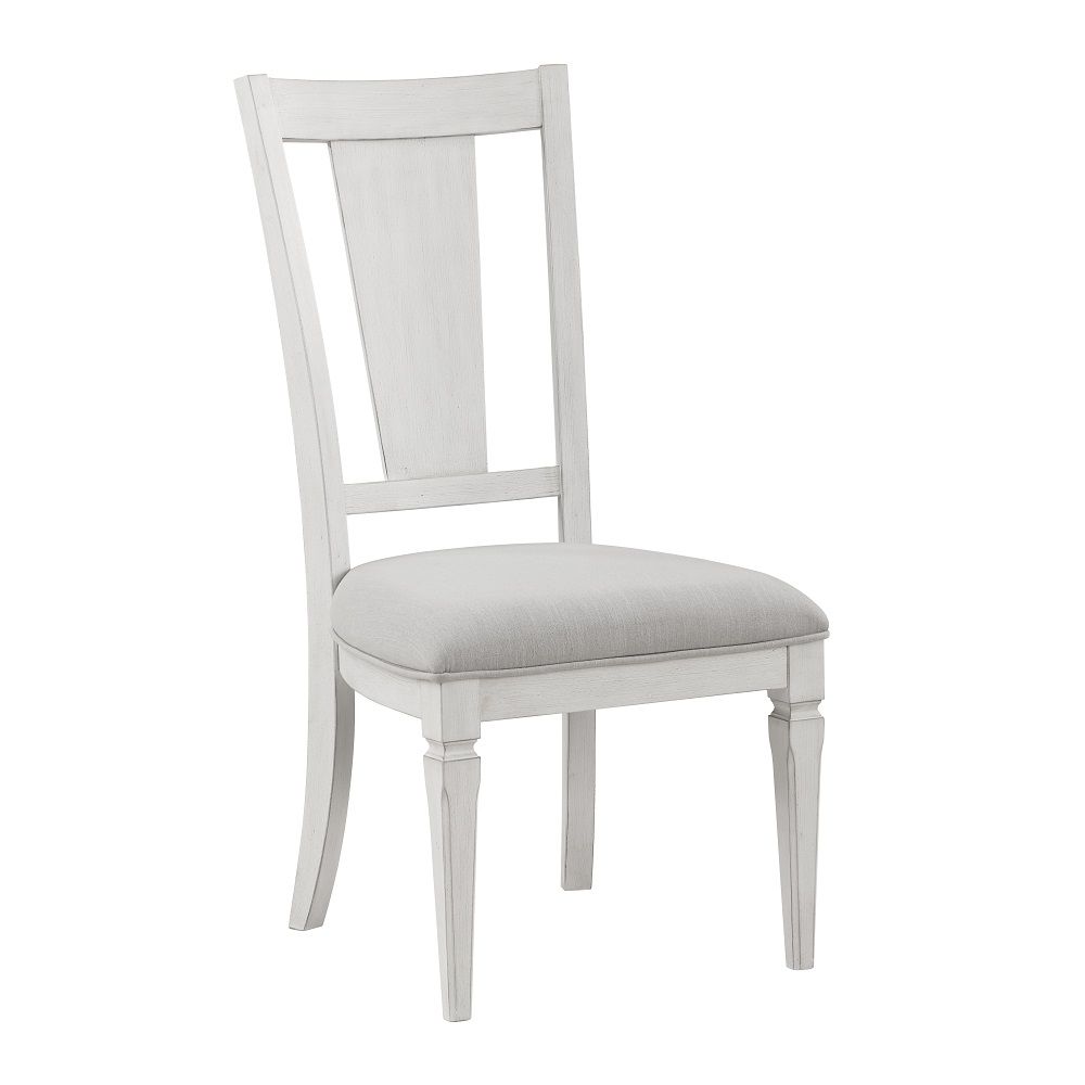 ACME Katia - Side Chair (Set of 2) - Light Gray & Weathered White | Meri Furniture