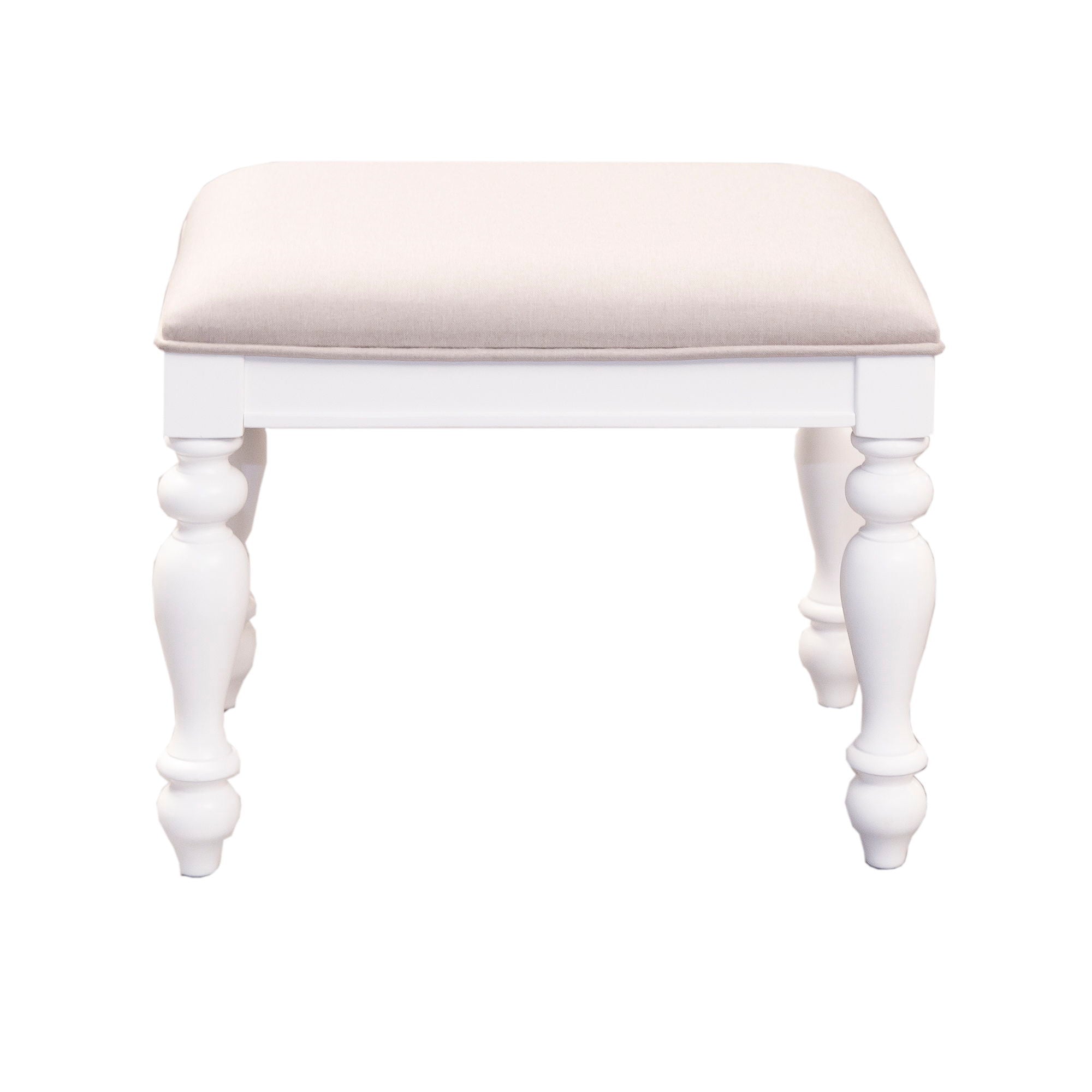 Liberty Furniture Summer House - Vanity Stool - White | Meri Furniture