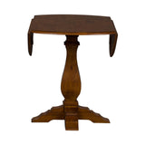 Creations - Round Drop Leaf Table - Dark Brown