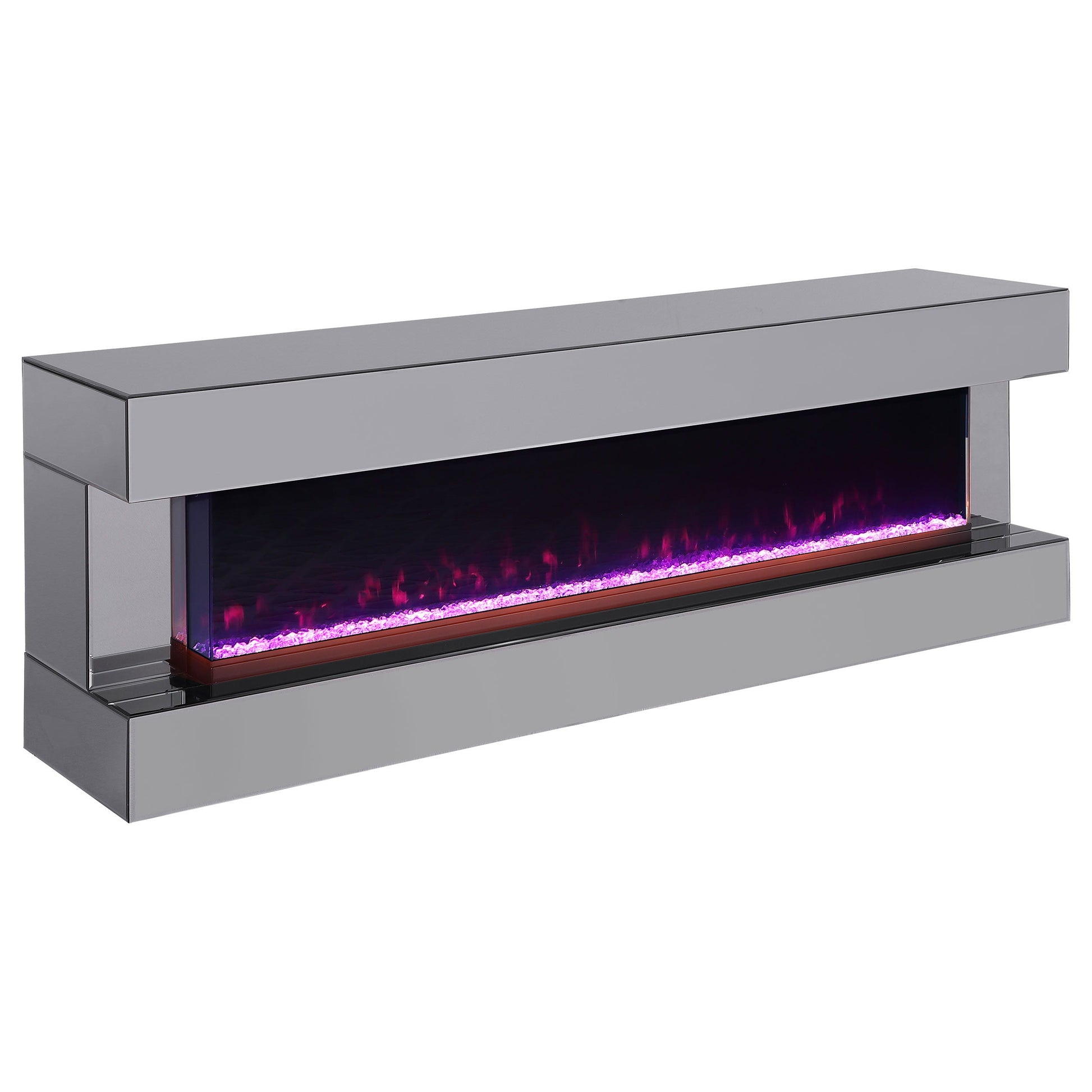 Coaster Fine Furniture Vallerie - TV Stand With Visual Flame Box | Meri Furniture