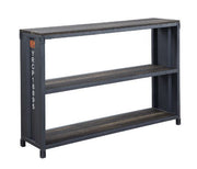 ACME Cargo - Bookshelf - Weathered Oak & Gunmetal Finish | Meri Furniture