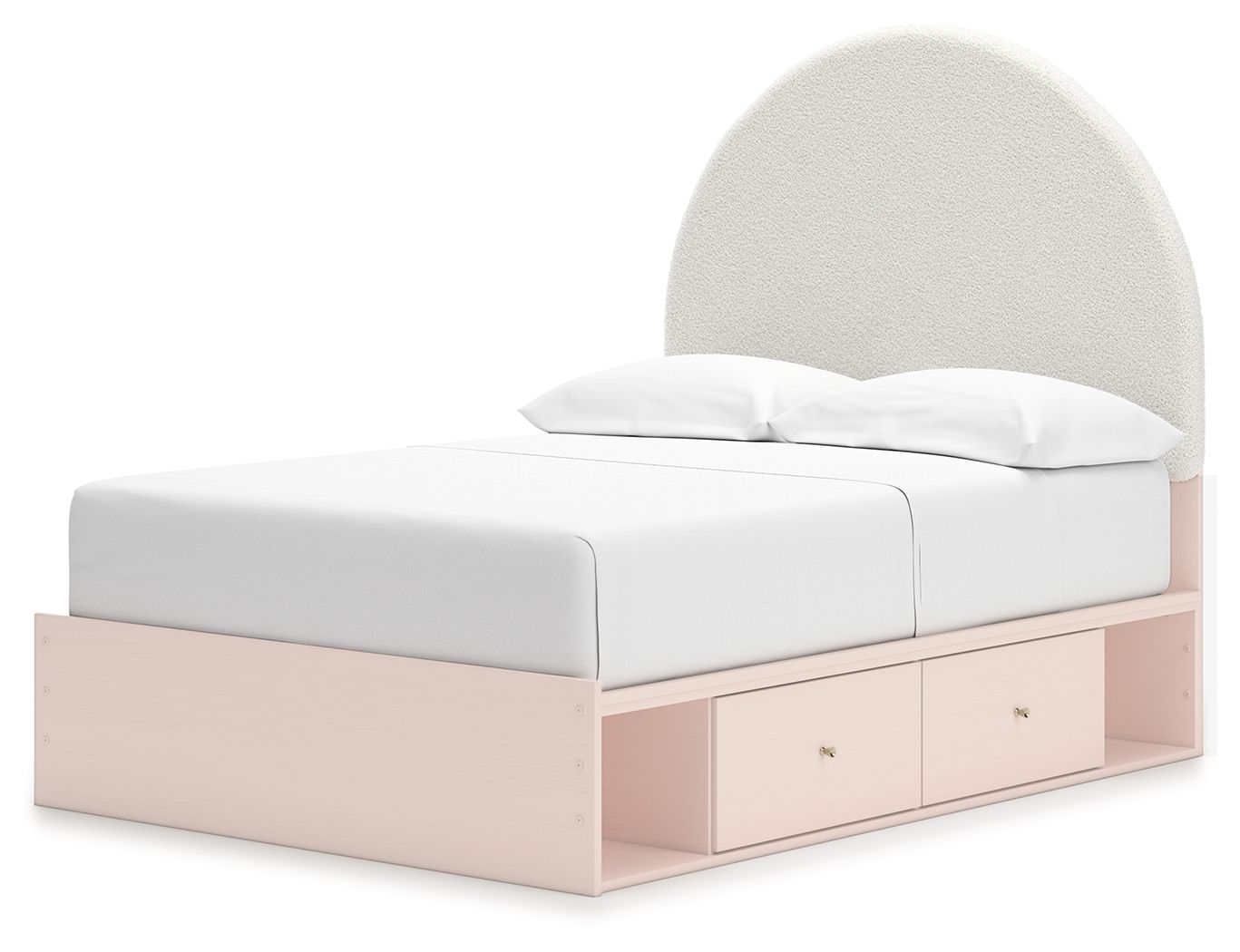 Signature Design by Ashley® Wistenpine - Upholstered Panel Bed With Storage | Meri Furniture