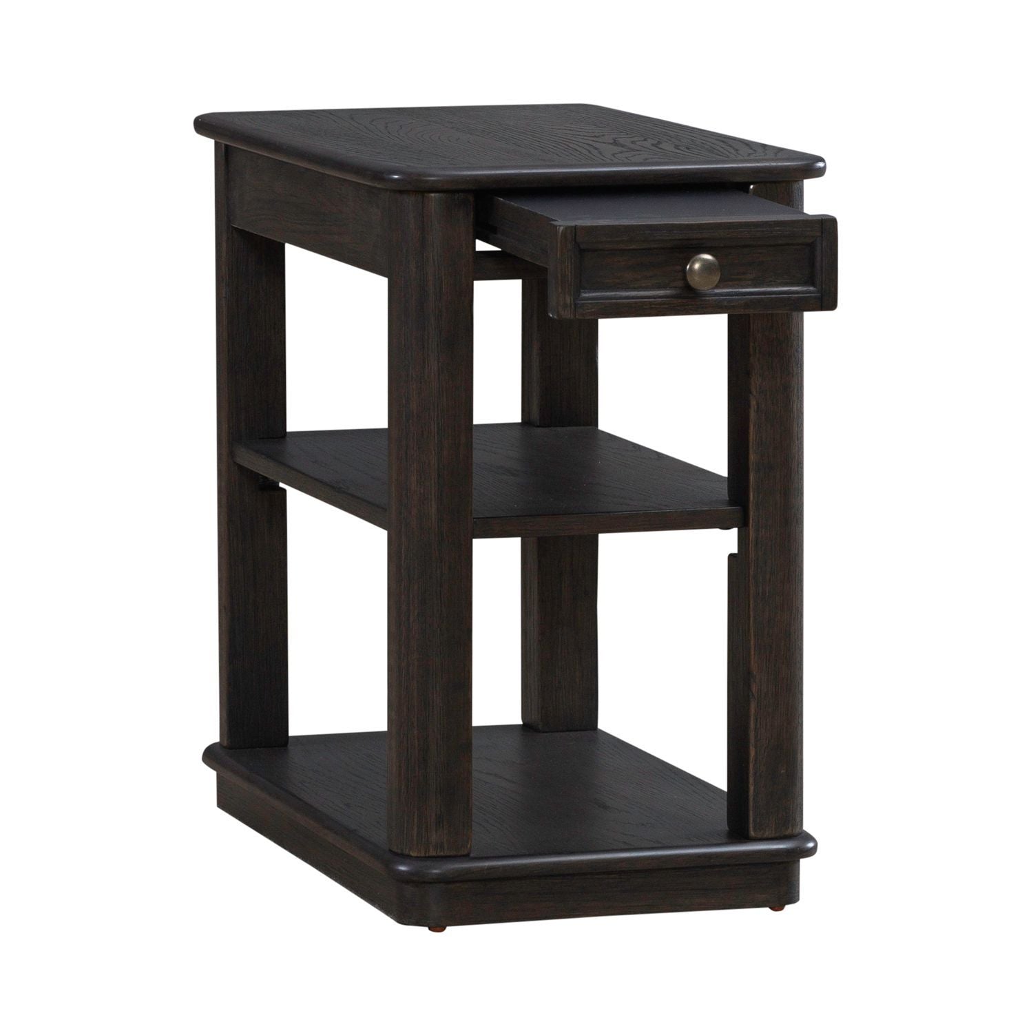 Wallace - Chair Side Table - Brown