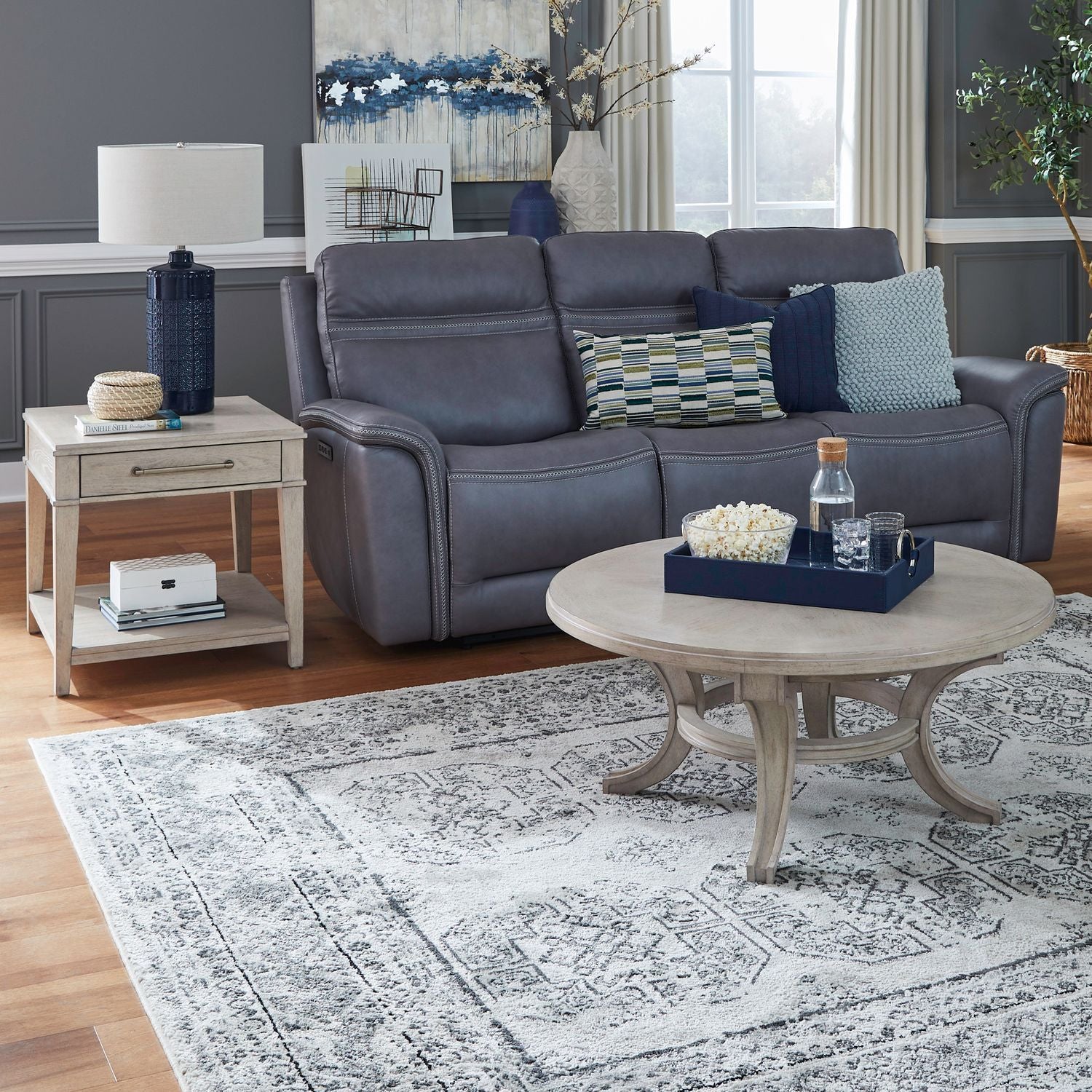 New Haven - Optional 3 Piece Table Set - Sanctuary White