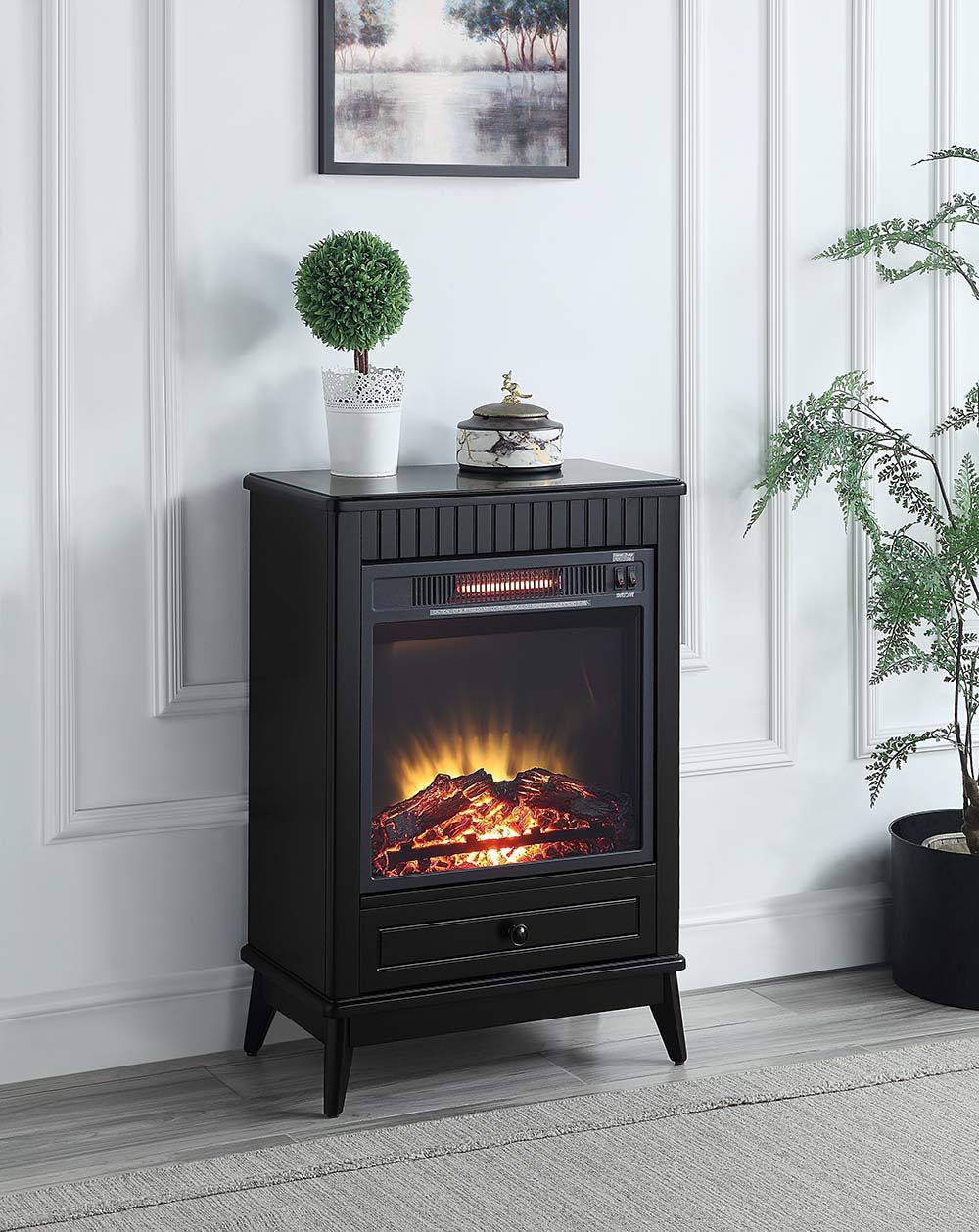 ACME Hamish - Fireplace. | Meri Furniture