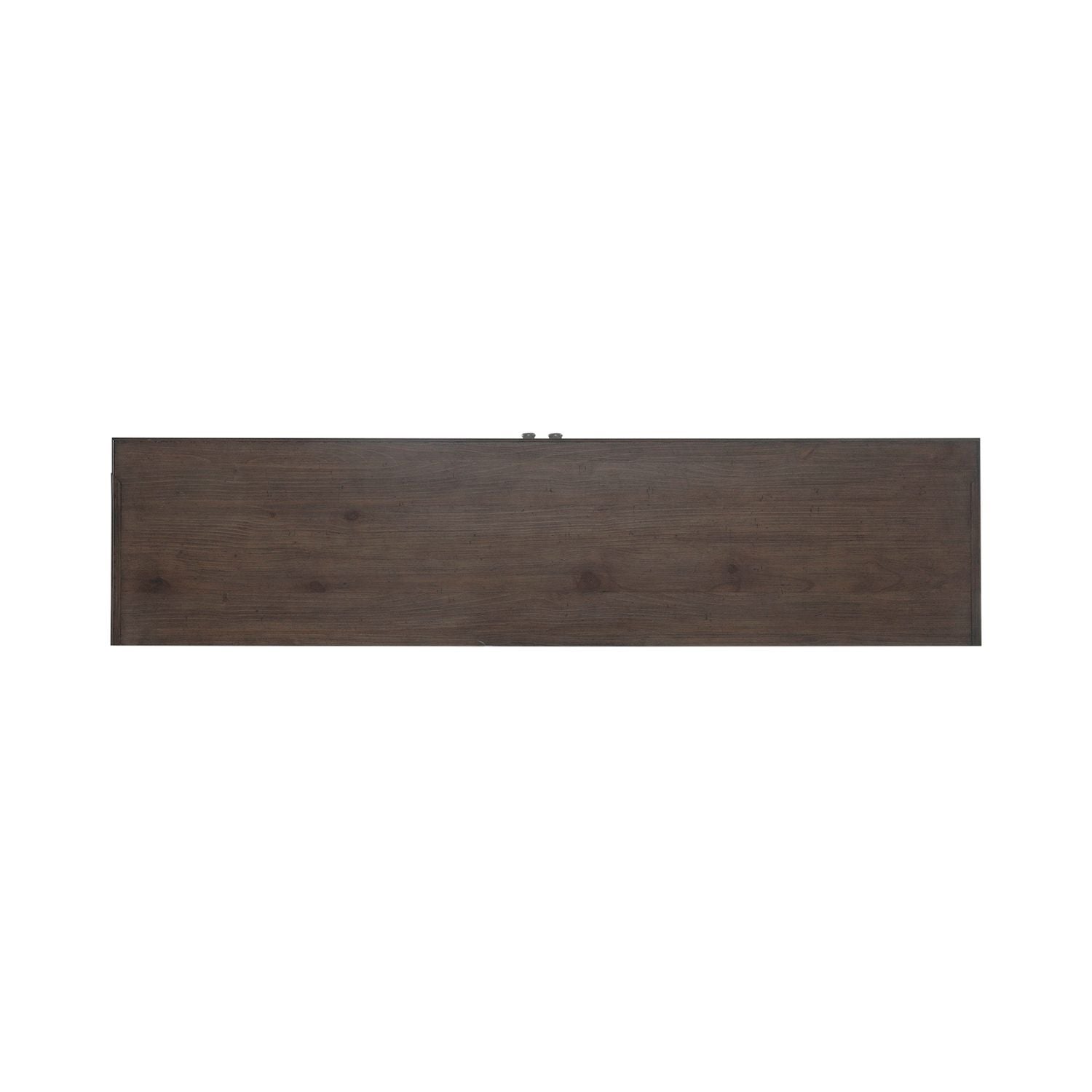 River Place - 75" Entertainment Console - Riverstone White & Tobacco