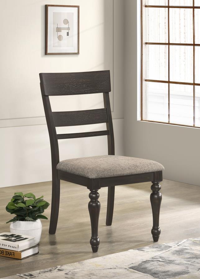 Coaster Fine Furniture Bridget - Wood Dining Side Chair (Set of 2) - Charcoal | Meri Furniture