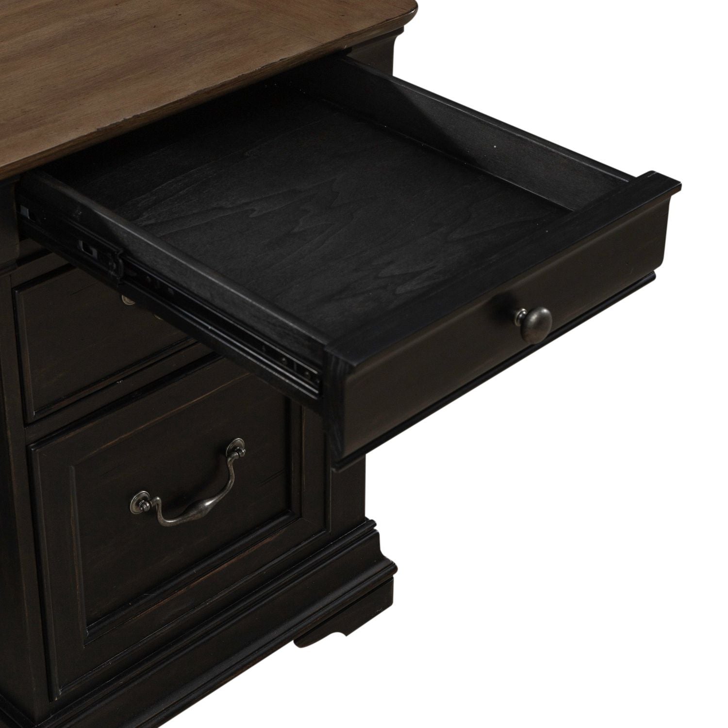 Meritage - Jr Executive Desk - Black