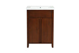 Lelia - Sink Cabinet - Walnut Finish