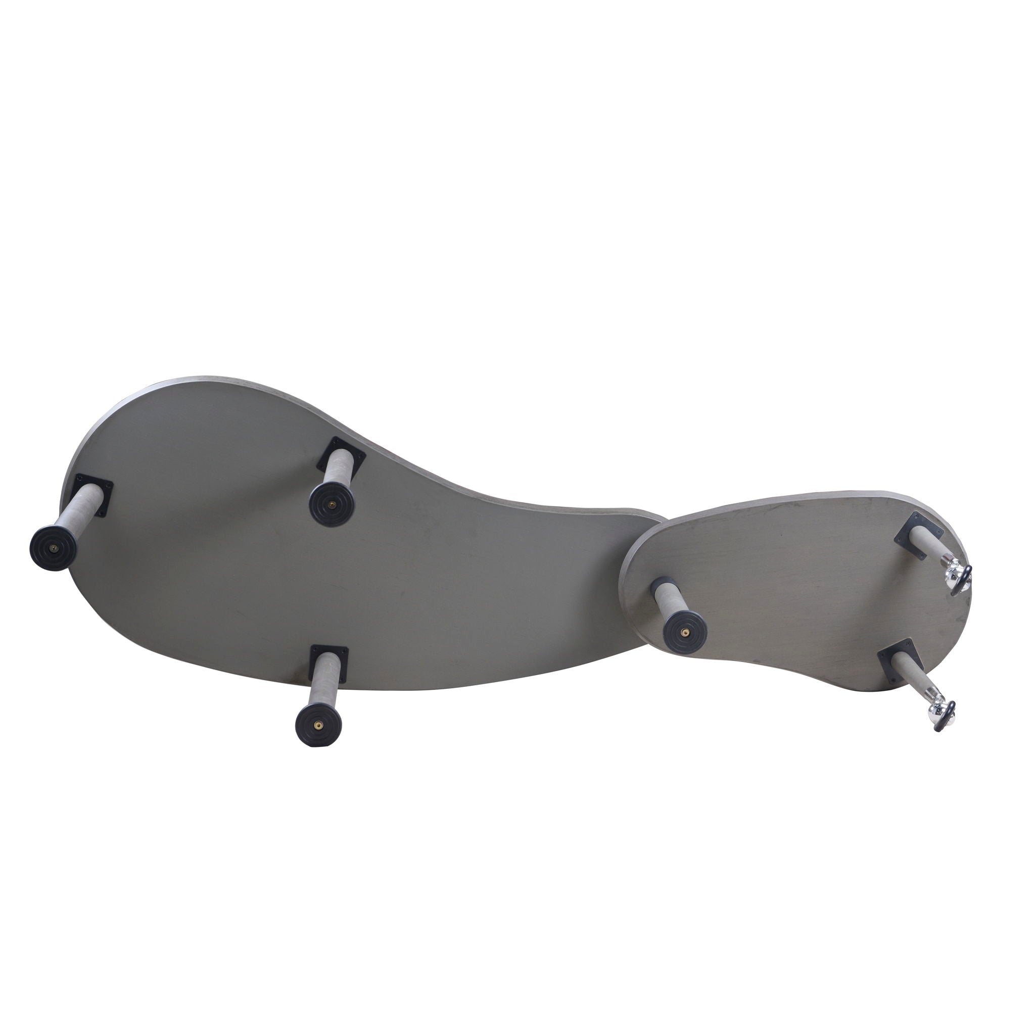 Rotatable Cocktail Table With Solid Legs, 360 Degree Rotating