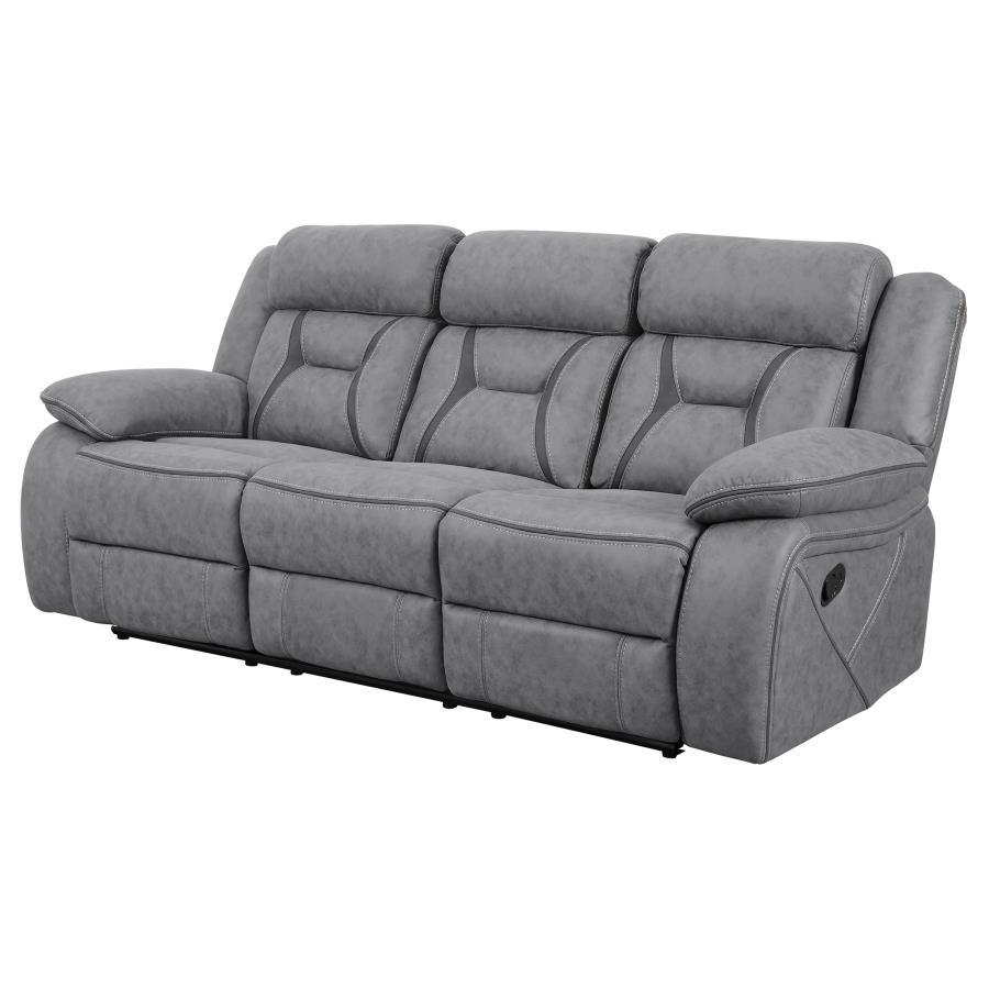 Coaster Fine Furniture Higgins - Pillow Top Arm Upholstered Motion Sofa | Meri Furniture