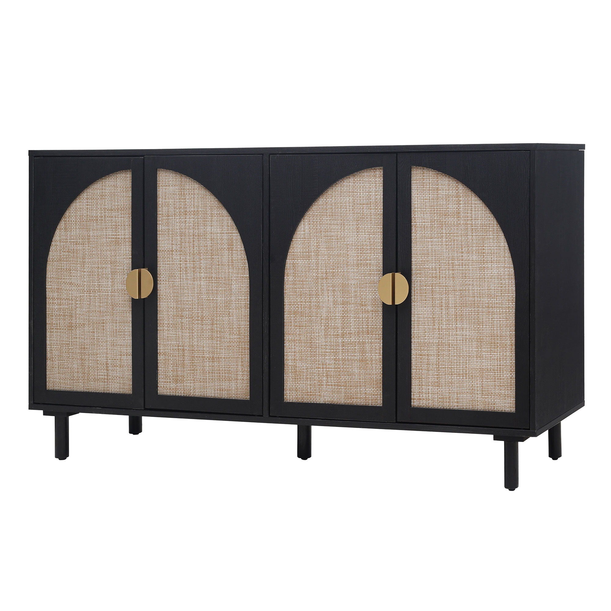 4 Door Cabinet, Customizable Storage System