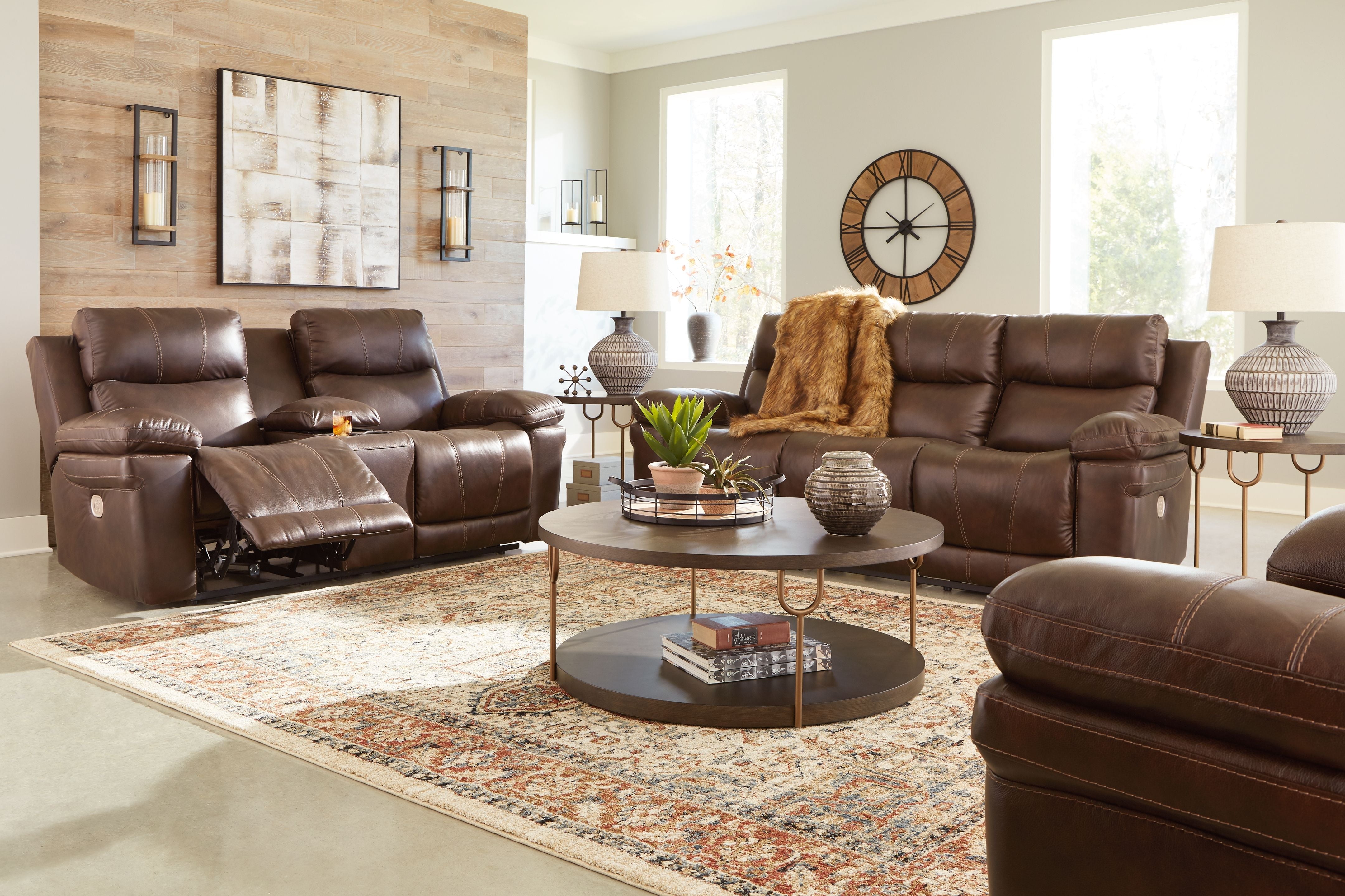 Signature Design by Ashley® Edmar - Reclining Living Room Set | Meri Furniture