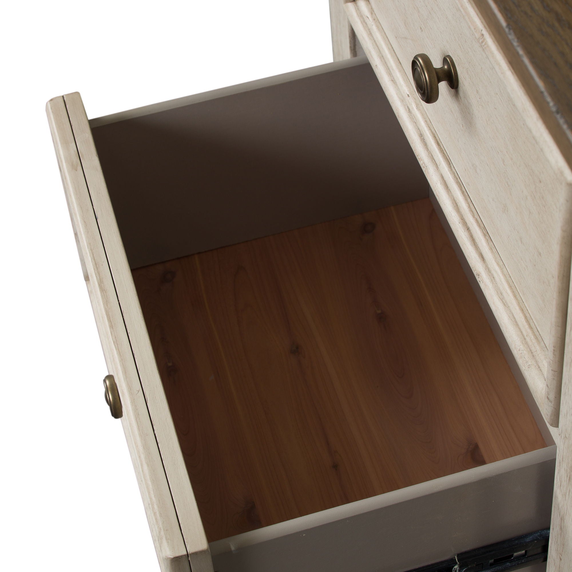 Liberty Furniture Heartland - 2 Drawer Nightstand With Charging Station - White | Meri Furniture