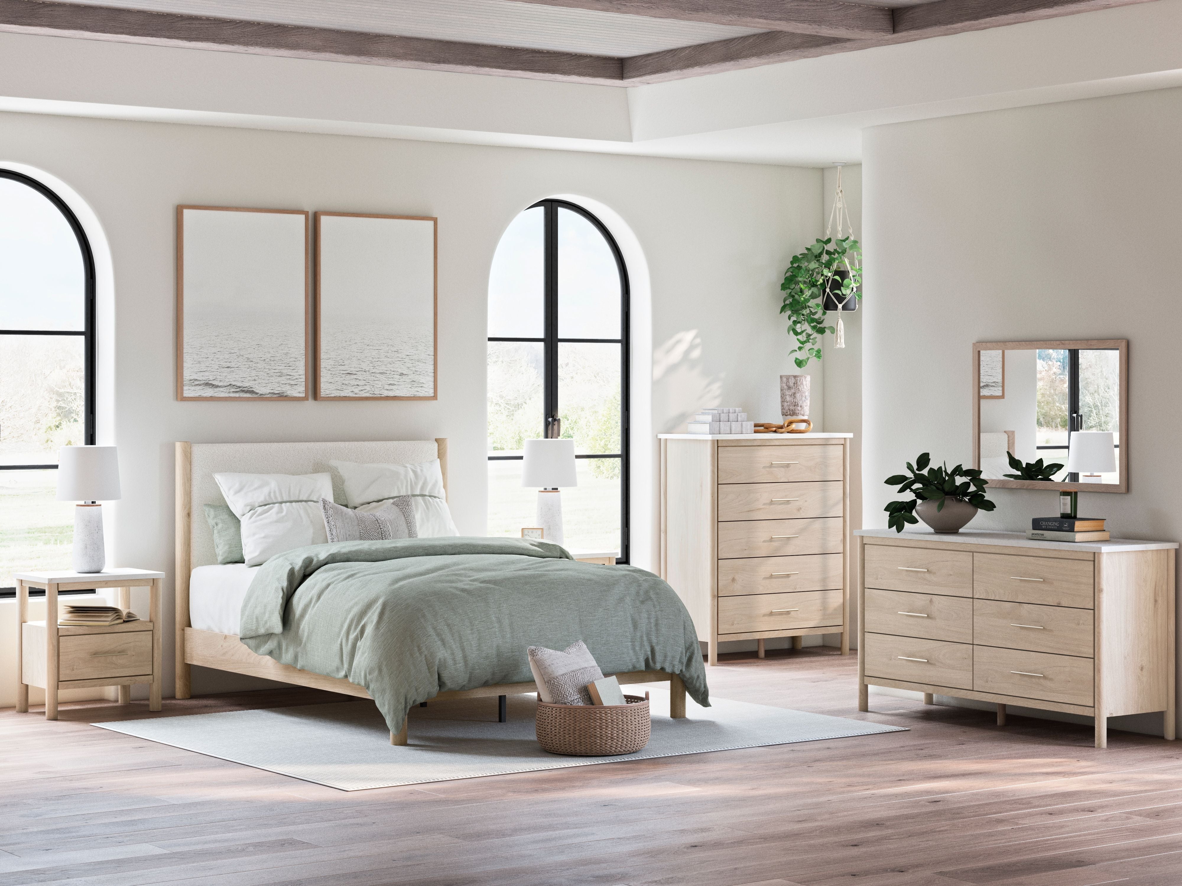 Signature Design by Ashley® Cadmori - Panel Bedroom Set | Meri Furniture