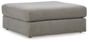 Signature Design by Ashley® Avaliyah - Ash - Oversized Accent Ottoman | Meri Furniture