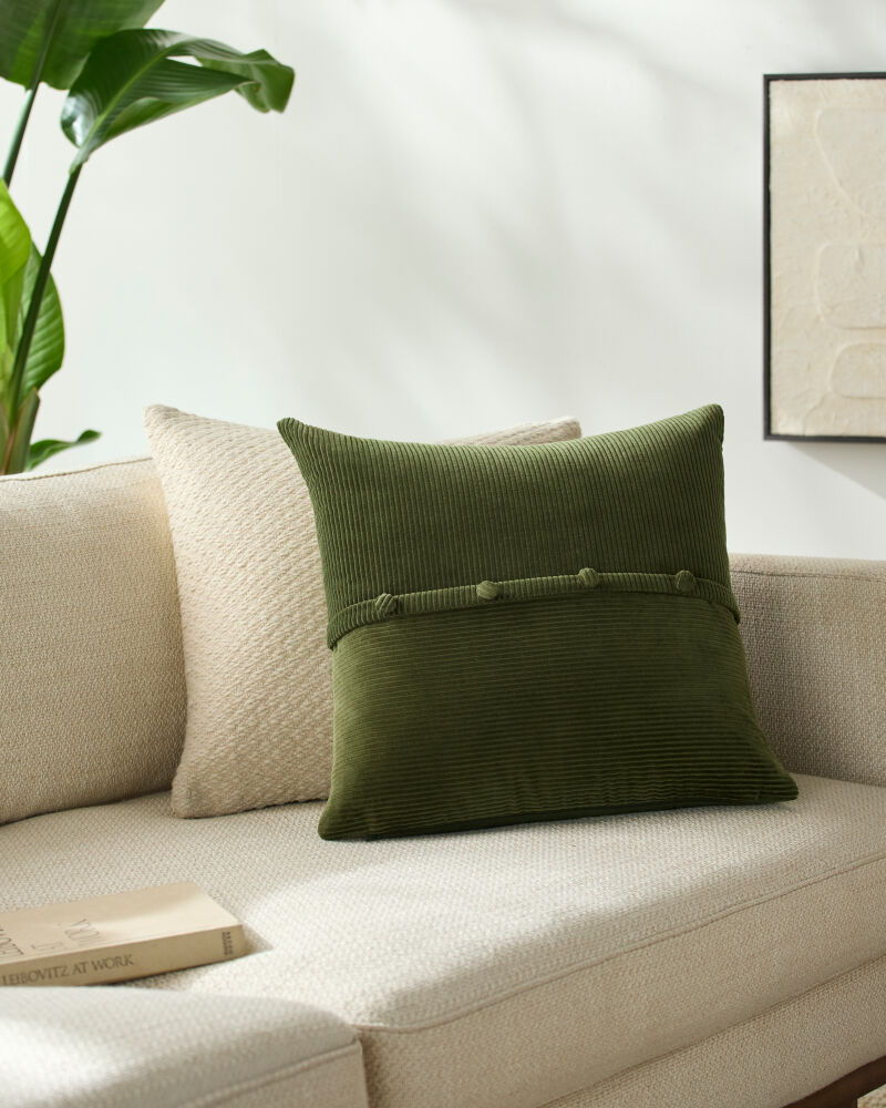 Corduroy Quarters Pillow