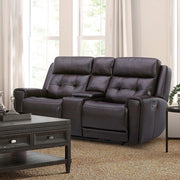 Liberty Furniture Carrington - Loveseat With Console P3 & ZG | Meri Furniture