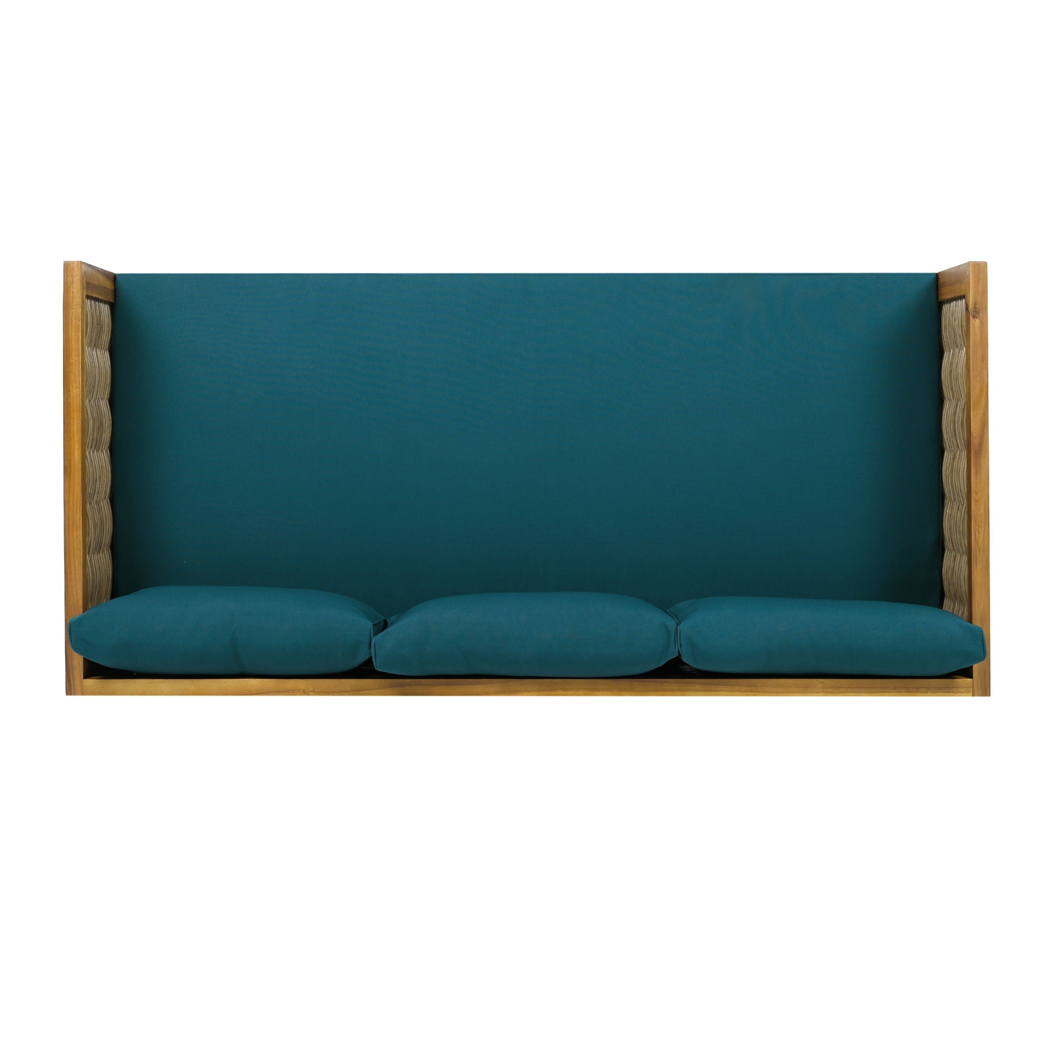 Claremont - 3 Seater Daybed Teak Acacia Wood Water Resistant Cushions