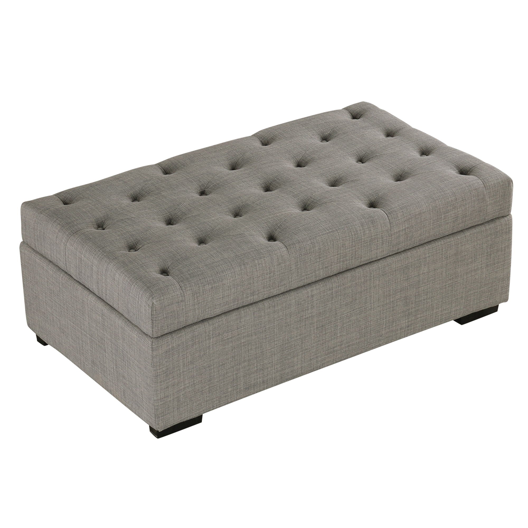 Convertible Folding Sofa Bed Ottoman With Memory Mattress And Tufted Design