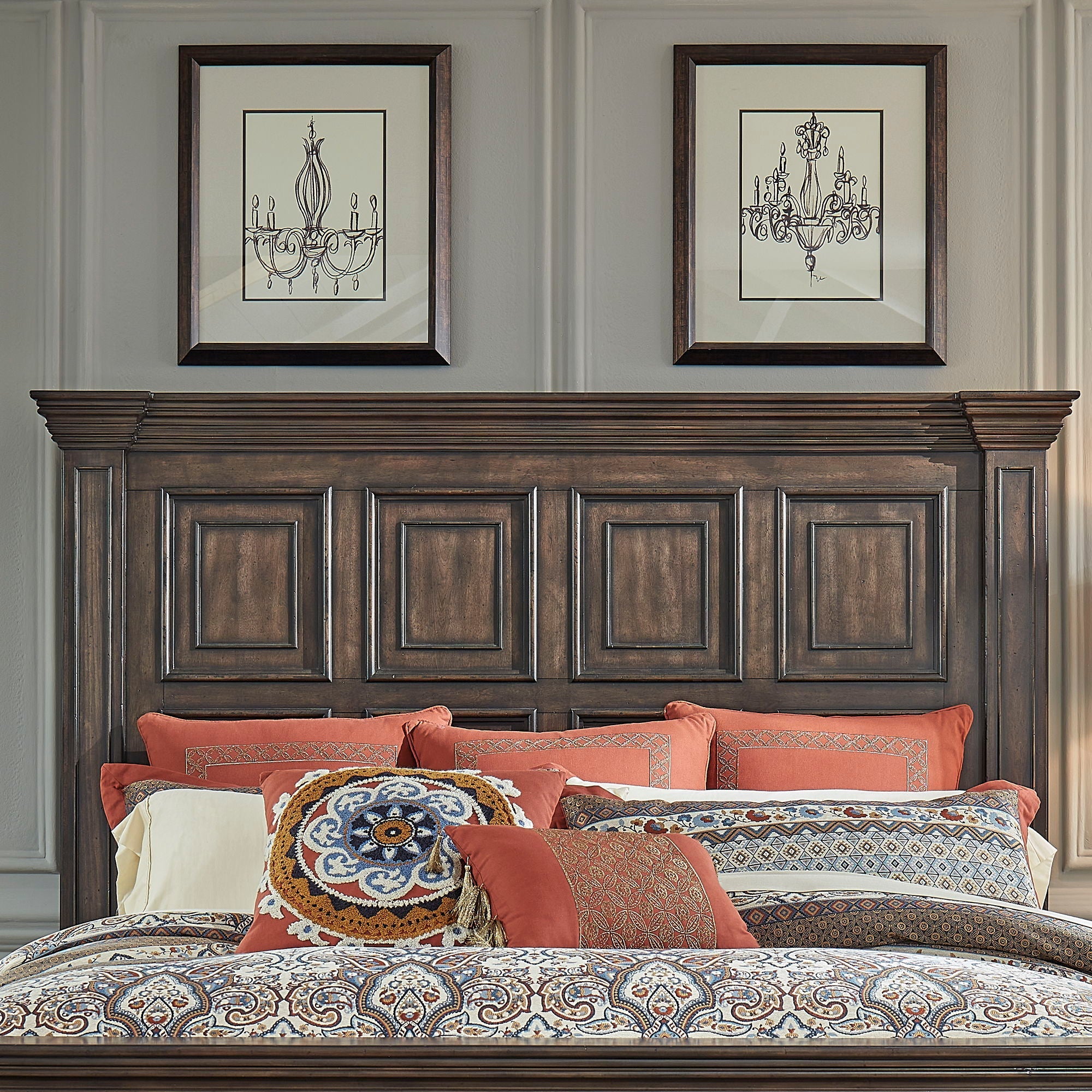 Liberty Furniture Big Valley - Mansion Headboard | Meri Furniture