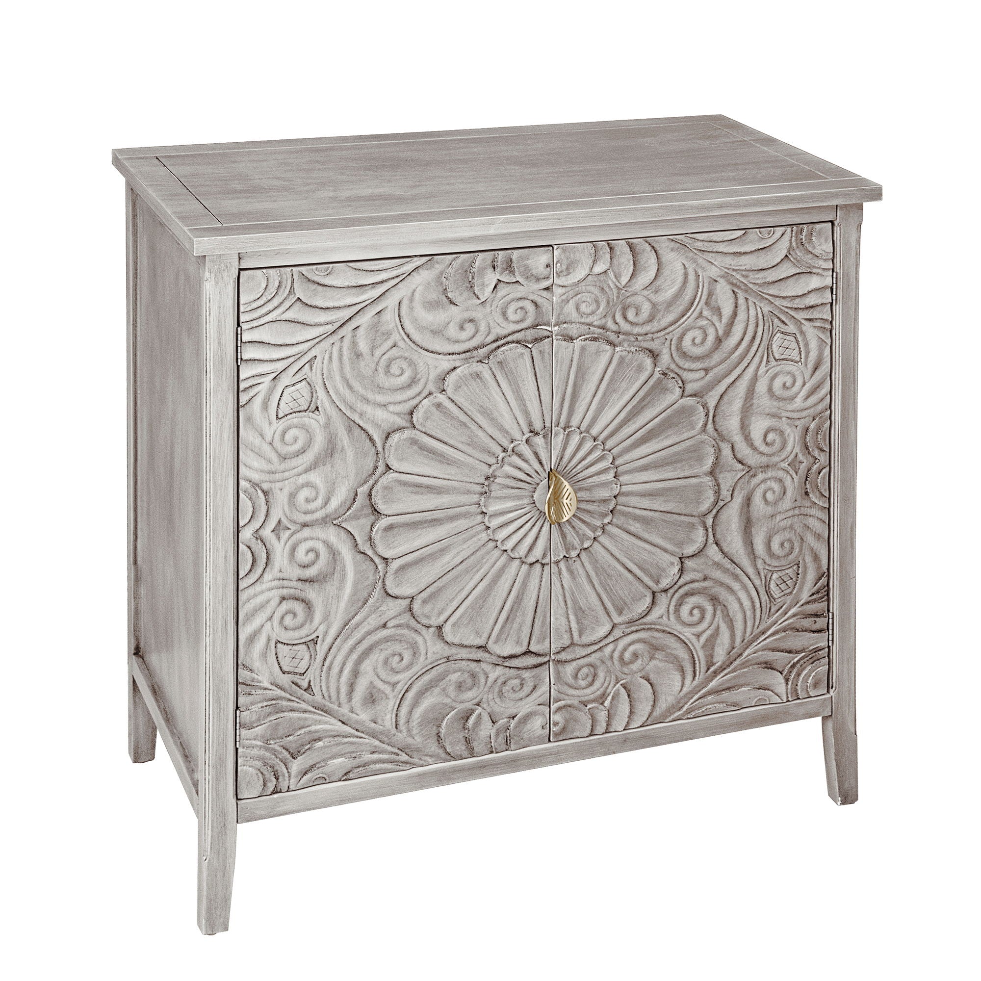 2 Door Cabinet, Suitable For Bedroom - Light Gray