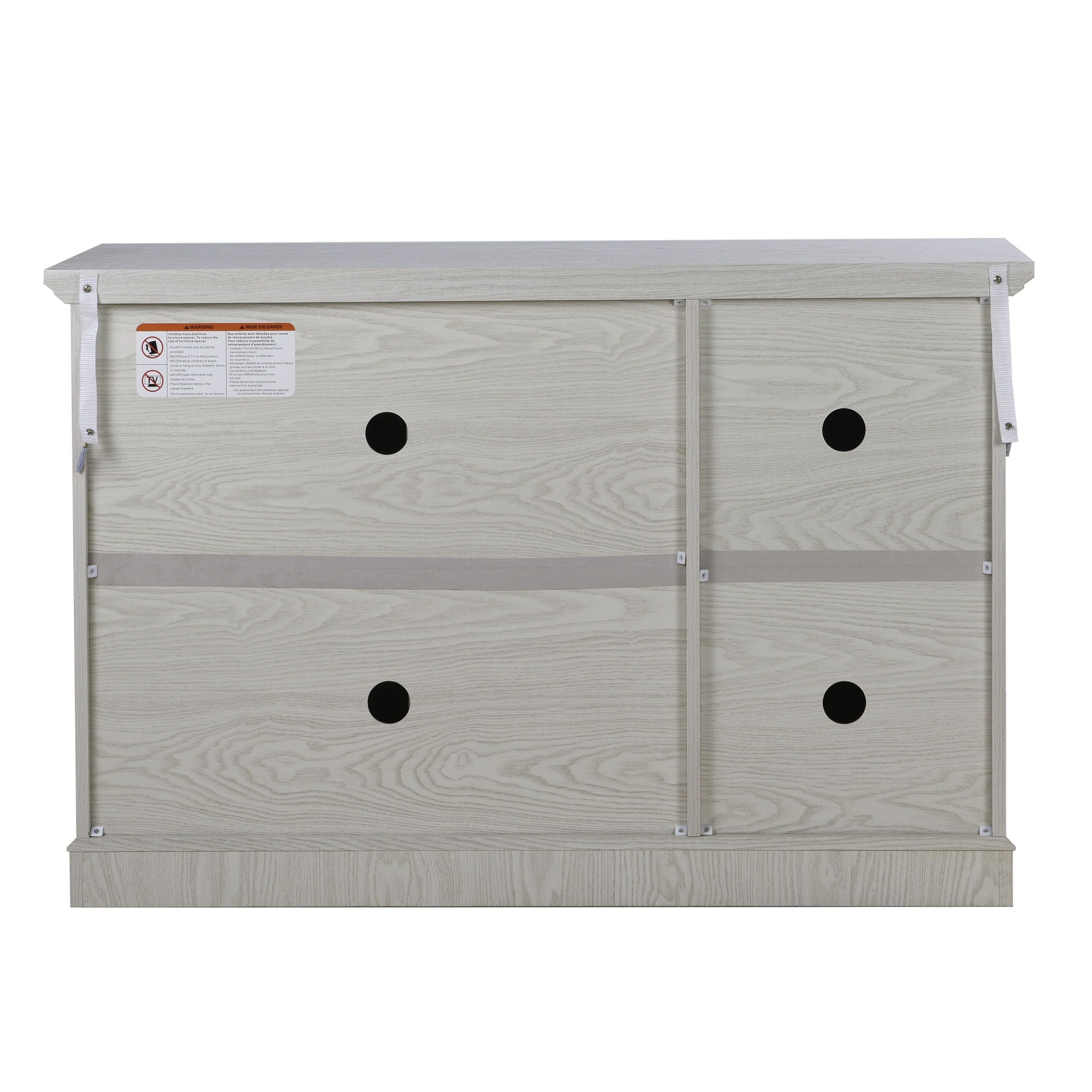 Storage Cabinet With 3 Mirrored Acrylic Doors, Adjustable Shelves