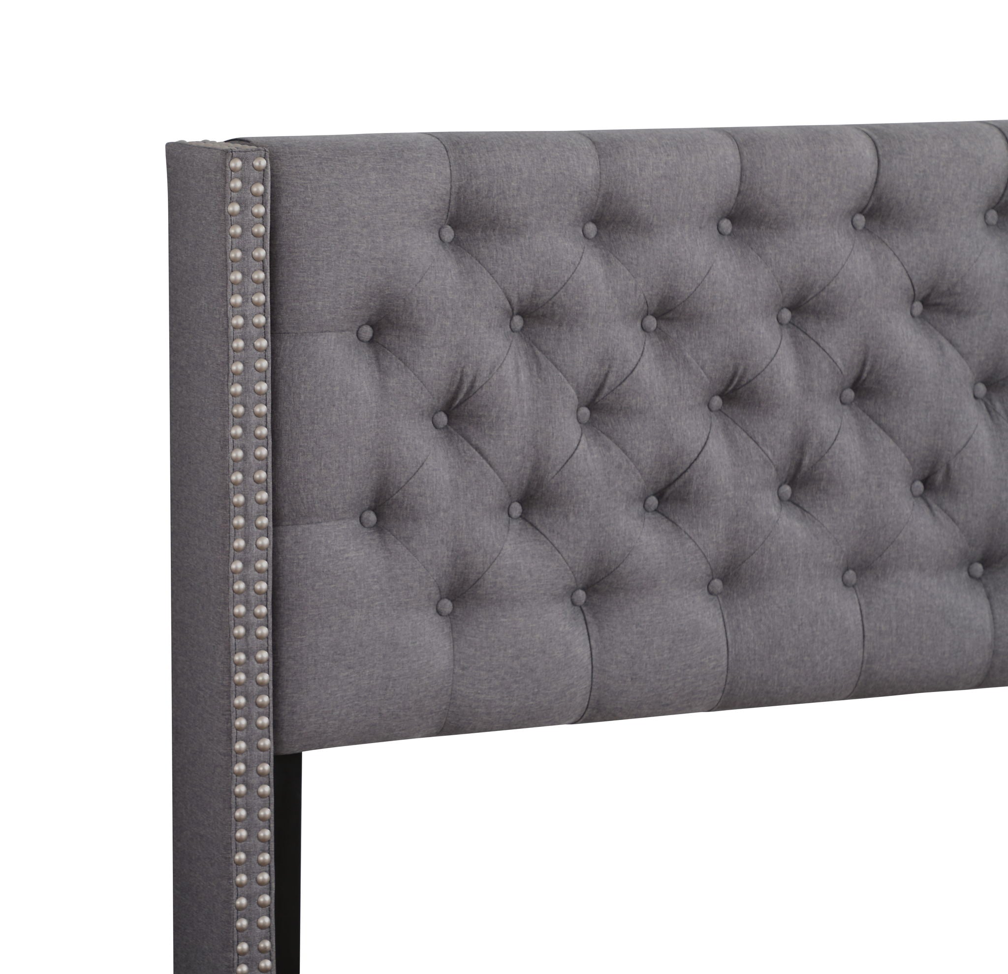 Nailhead Bed Transitional Vibrant
