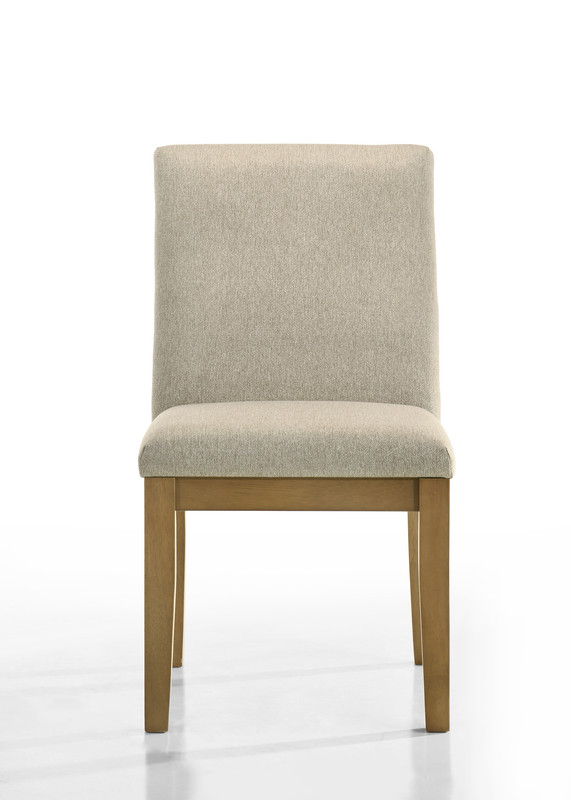 Jasper White 7 Piece 59" Round Dining Table Set with Pedestal Base and Driftwood Finish Chairs