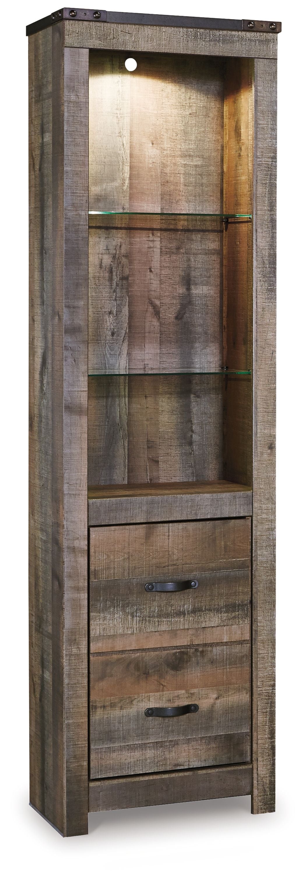 Ashley Furniture Trinell - Brown - Pier - 2-drawers | Meri Furniture