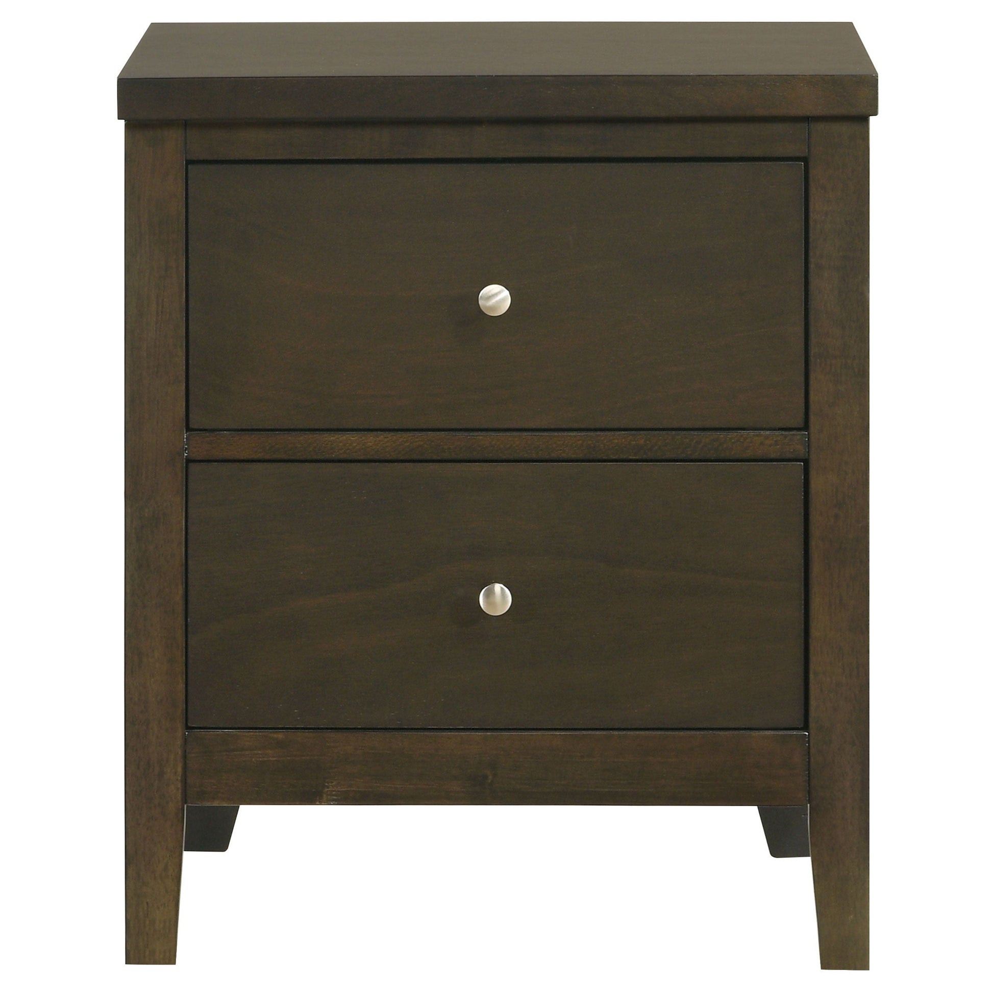 Coaster Fine Furniture Wilkes - 2-Drawer Nightstand Bedside Table - Dark Cocoa | Meri Furniture