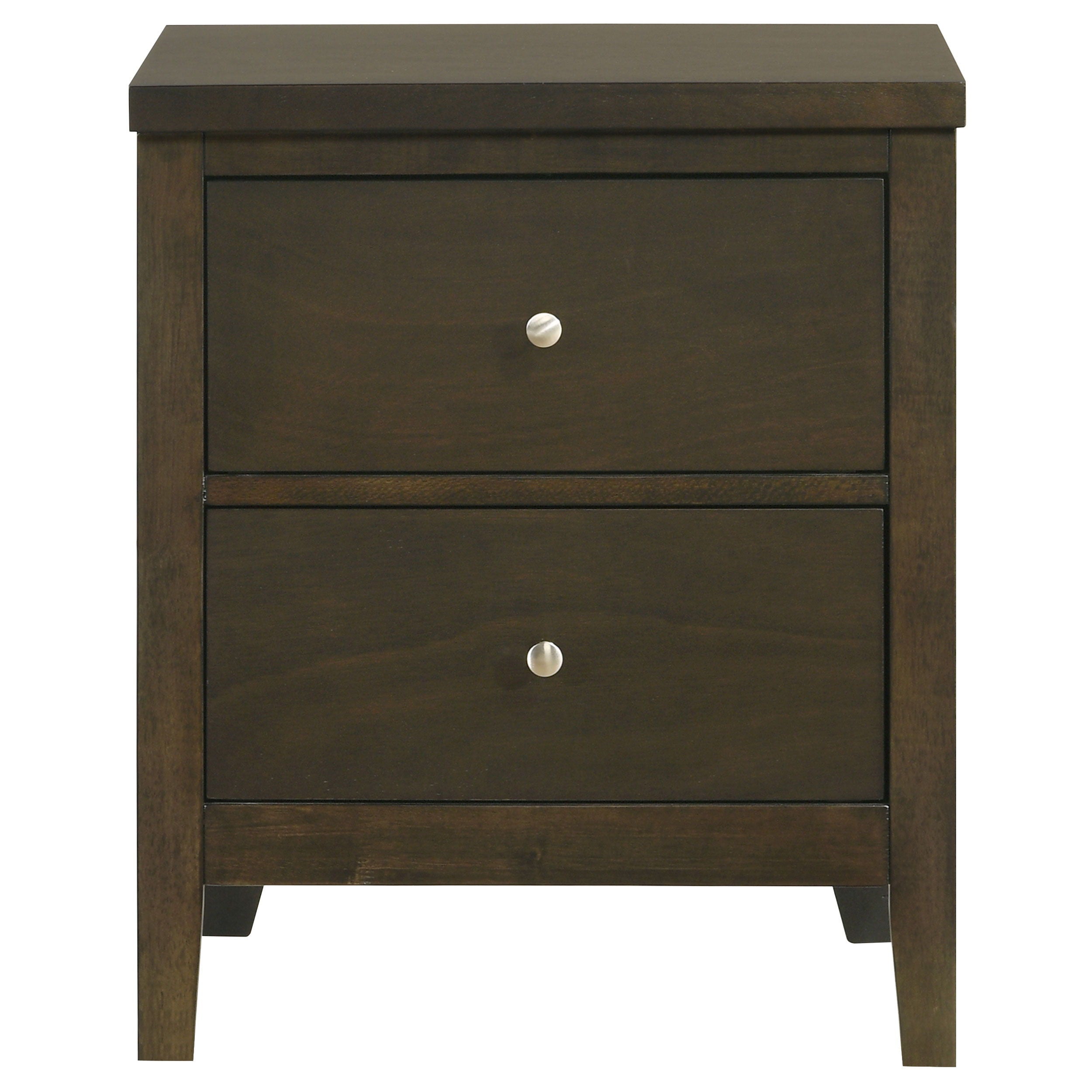 Coaster Fine Furniture Wilkes - 2-Drawer Nightstand Bedside Table - Dark Cocoa | Meri Furniture