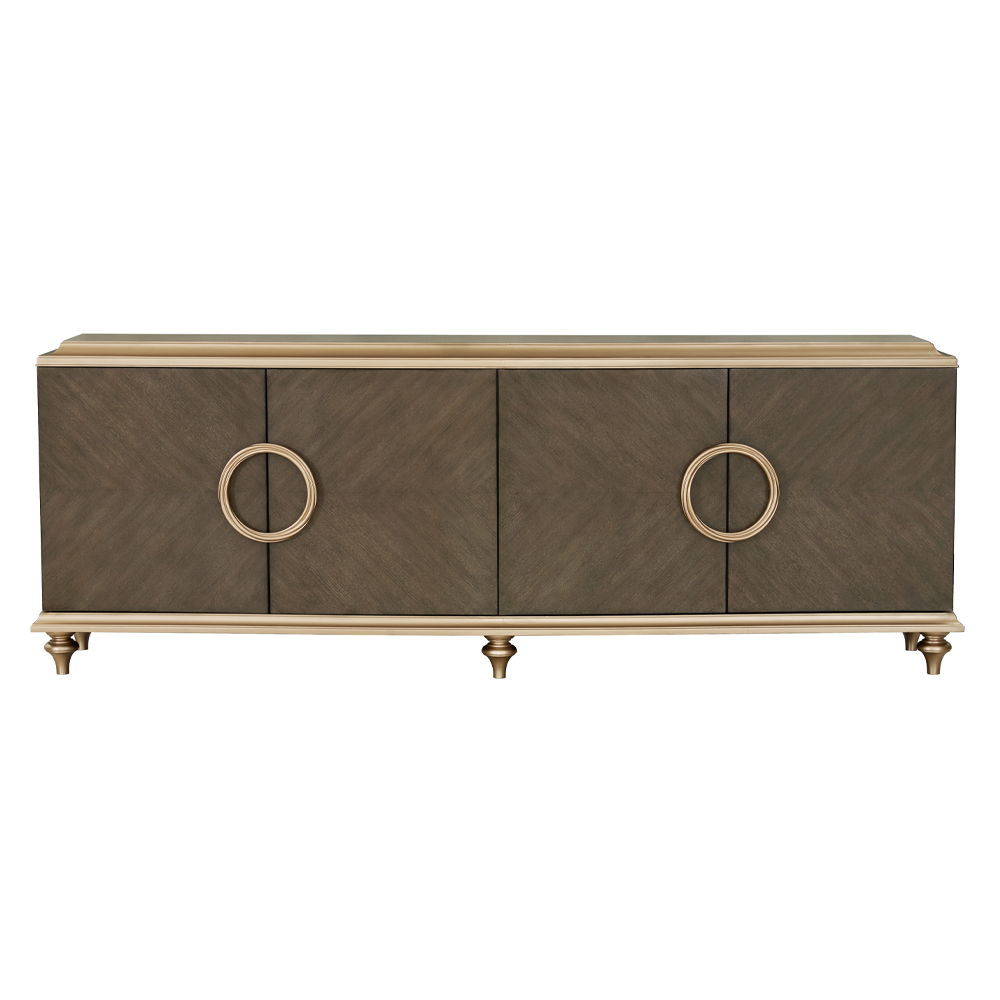 ACME Console Cabinet - Light Brown | Meri Furniture