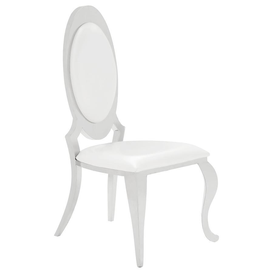Coaster Fine Furniture Anchorage - Upholstered Dining Chair (Set of 2) - Cream | Meri Furniture