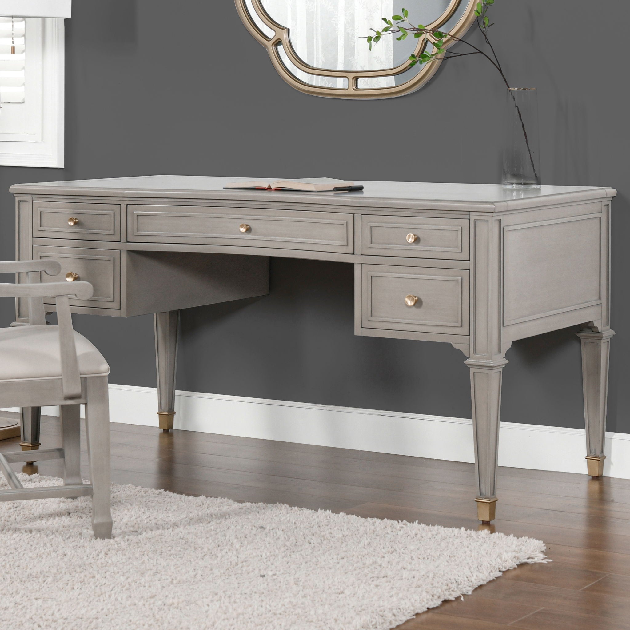 Dauphin - 5 Drawer Executive Desk