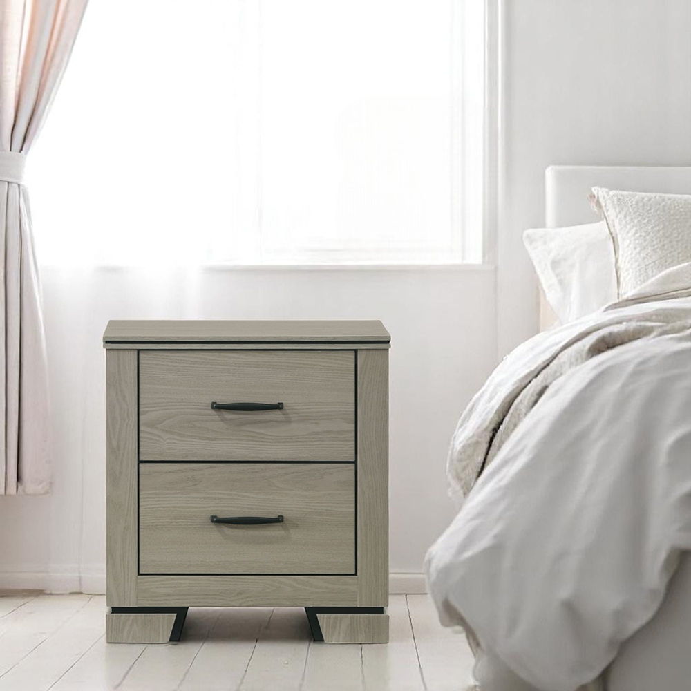 Joanna - Nightstand - Weathered Gray