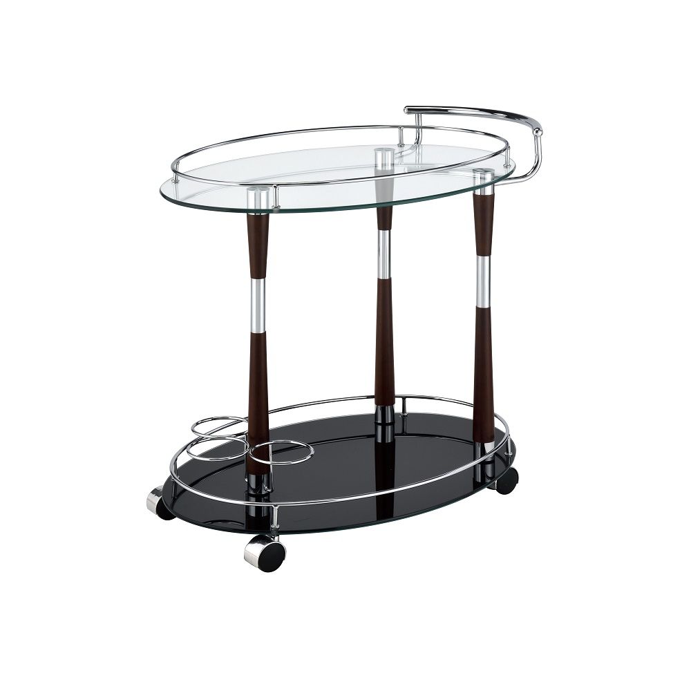 ACME Vorsila - Serving Cart - Pearl Silver | Meri Furniture