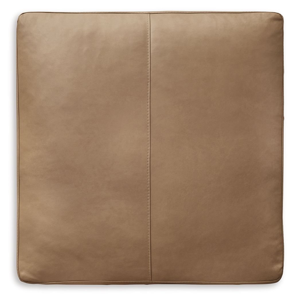 Signature Design by Ashley® Bandon - Toffee - Oversized Accent Ottoman | Meri Furniture