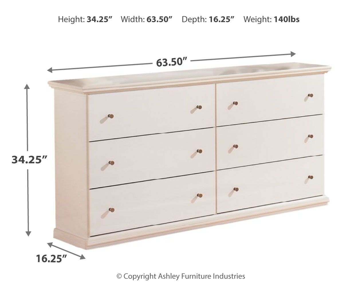 Ashley Furniture Bostwick - Dresser | Meri Furniture