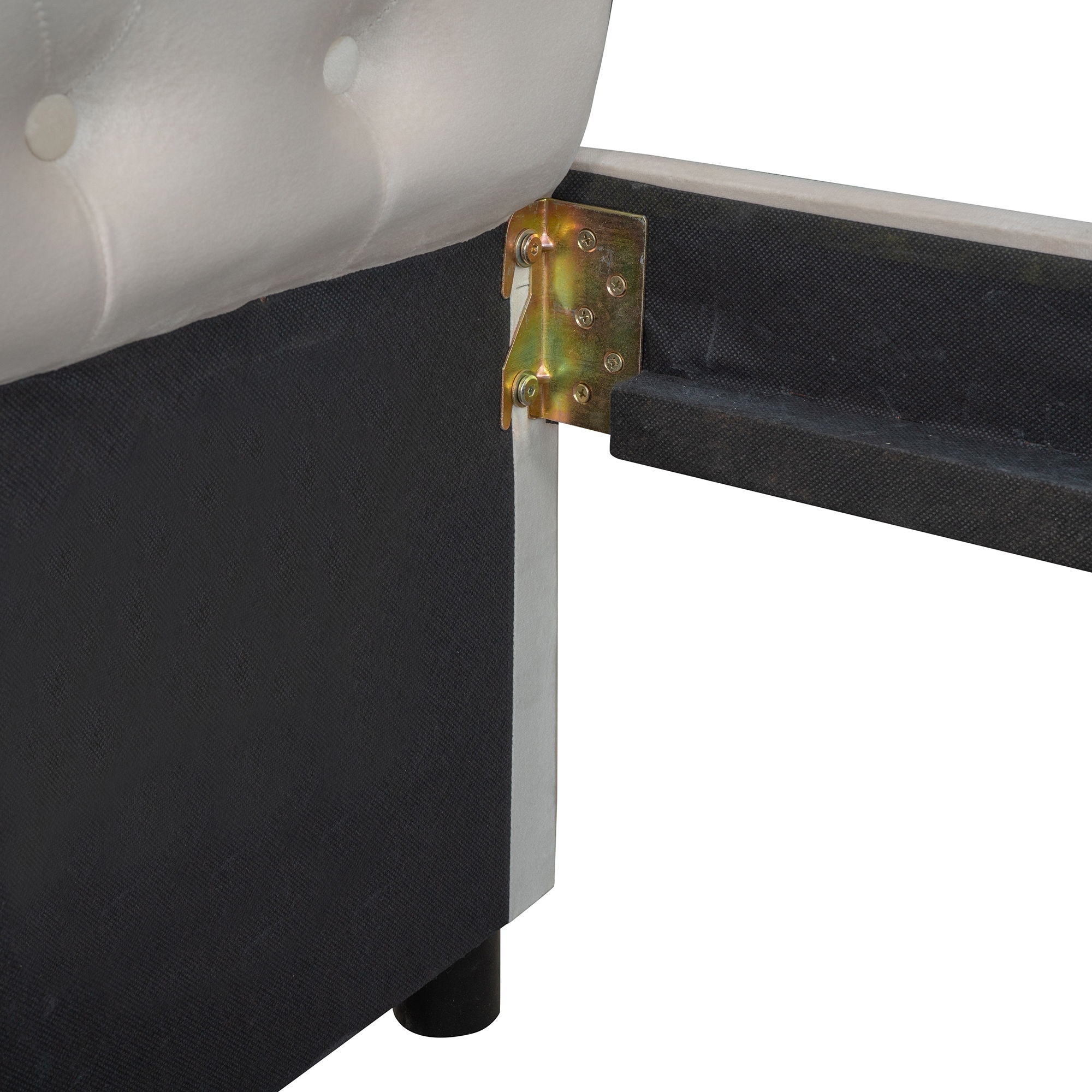 Upholstered Daybed, Wood Slat Support