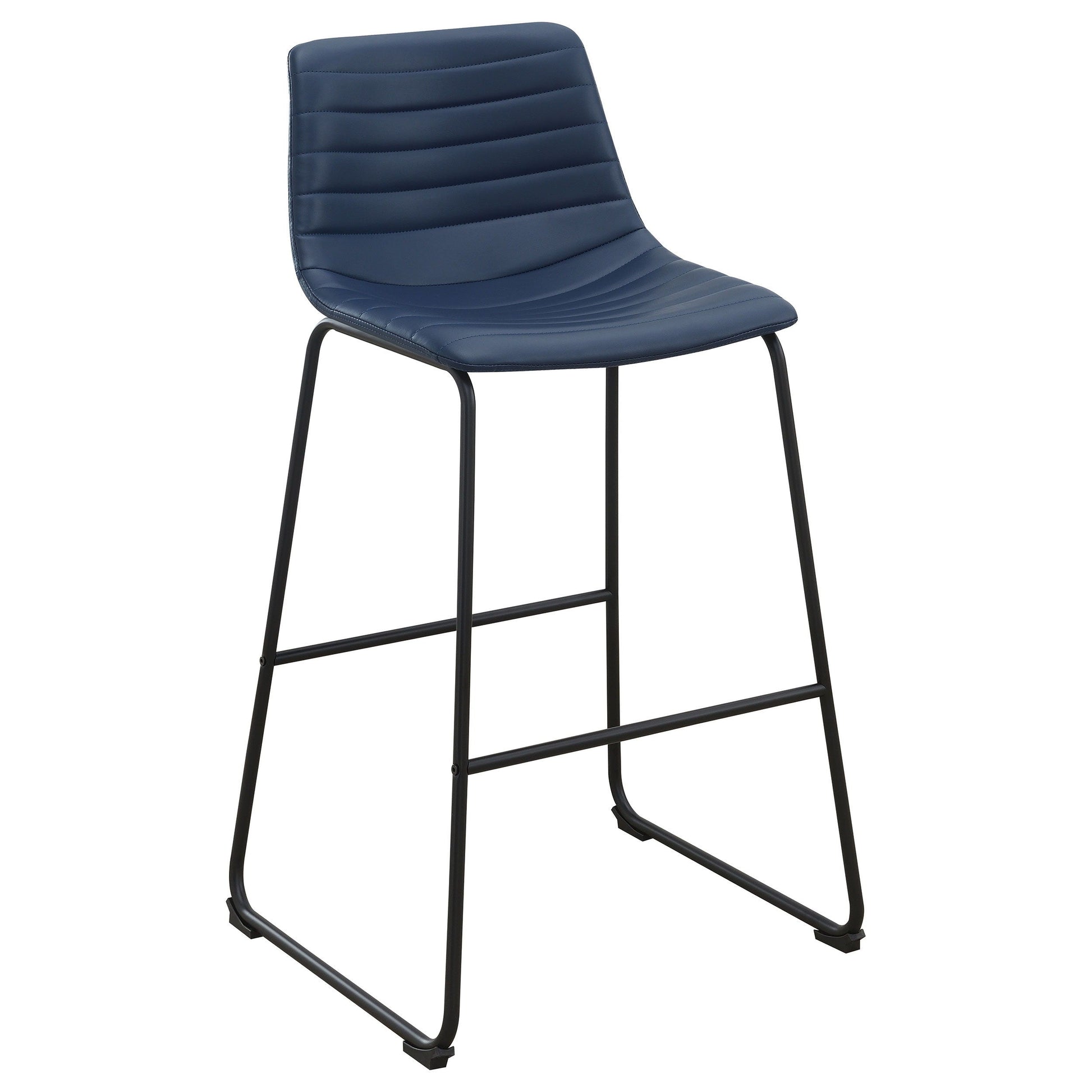 Coaster Fine Furniture Zuni - Faux Leather Upholstered Bar Chair (Set of 2) | Meri Furniture
