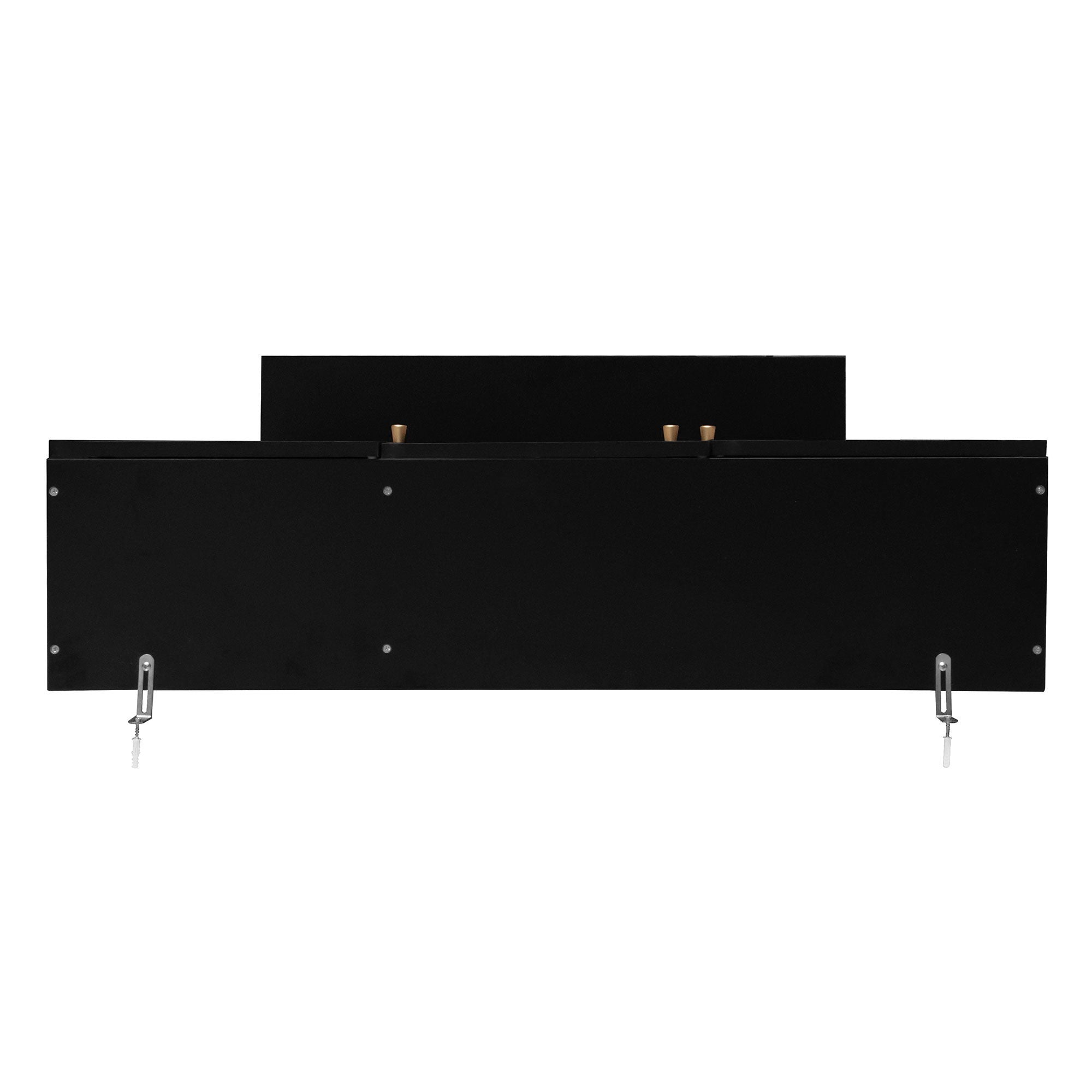 Kitchen Pantry Storage Cabinet, Modern Buffet Cabinet With Kitchen Cart, Tall Kitchen Hutch Cabinet With Microwave Stand, Food Pantry Cabinet With 3 Rattan Doors And Adjustable Shelves - Black