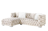 •KD Legs•4 Pillows Included(Loveseat: 1 Fur+1 Body/Chaise: 1 Fur+1 Body)•Foam Density: D28